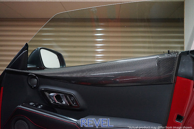 Load image into Gallery viewer, Revel GT Dry Carbon Door Trim Cover 2020 Toyota GR Supra - 2 Pieces
