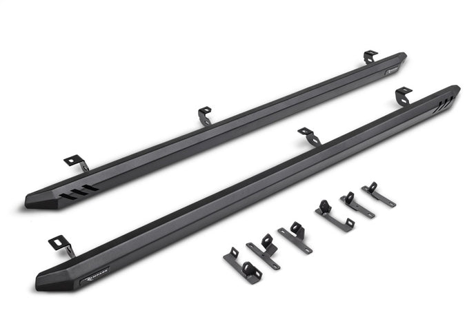 Rampage 2020+ Jeep Gladiator (JT) Rock Rail Nerf Bar - Black