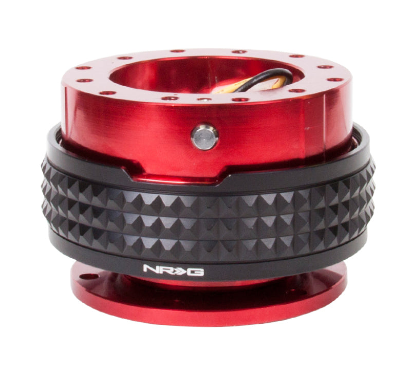 Load image into Gallery viewer, NRG Quick Release Kit - Pyramid Edition - Red Body / Black Pyramid Ring
