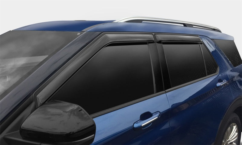Load image into Gallery viewer, AVS 21-23 Jeep Grand Cherokee L Ventvisor Outside Mount Window Deflectors 4pc - Smoke
