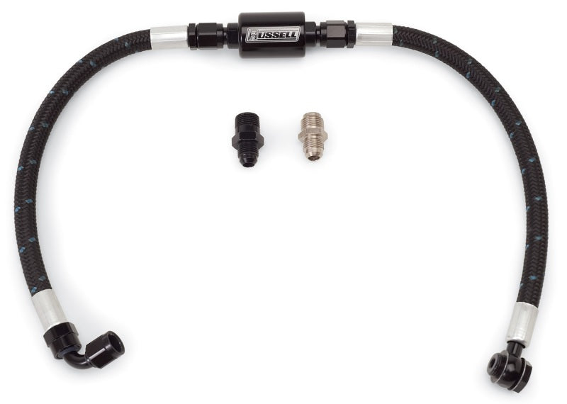 Load image into Gallery viewer, Edelbrock Fuel Hose Assembly Proclassic Finish w/ Competition Filter SBC
