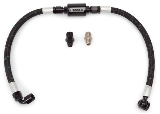 Edelbrock Fuel Hose Assembly Proclassic Finish w/ Competition Filter SBC