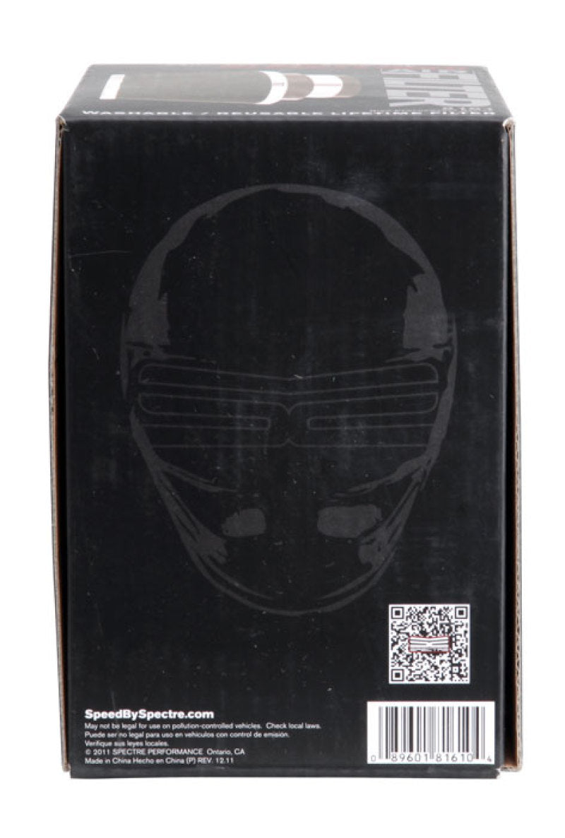 Load image into Gallery viewer, Spectre Adjustable Conical Air Filter 2-1/2in. Tall (Fits 3in. / 3-1/2in. / 4in. Tubes) - Black
