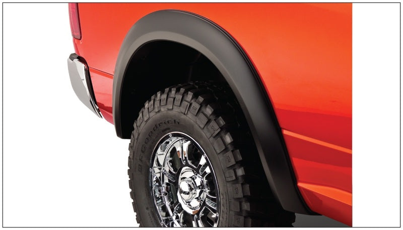 Load image into Gallery viewer, Bushwacker 10-18 Ram 1500 Fleetside Extend-A-Fender Style Flares 4pc 67.4/76.3/96.3in Bed - Black
