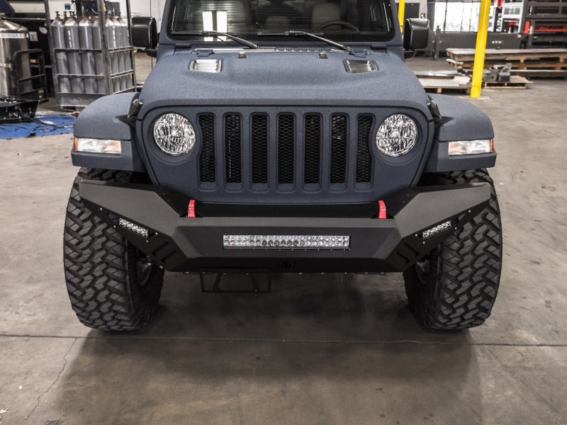 Load image into Gallery viewer, Road Armor 18-20 Jeep Wrangler JL SPARTAN Front Bumper - Tex Blk
