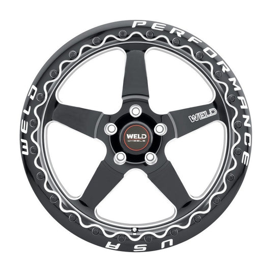 Weld Magnum Import 13x10 / 4x100mm BP / 5in. BS Black Wheel - Black Single Beadlock MT