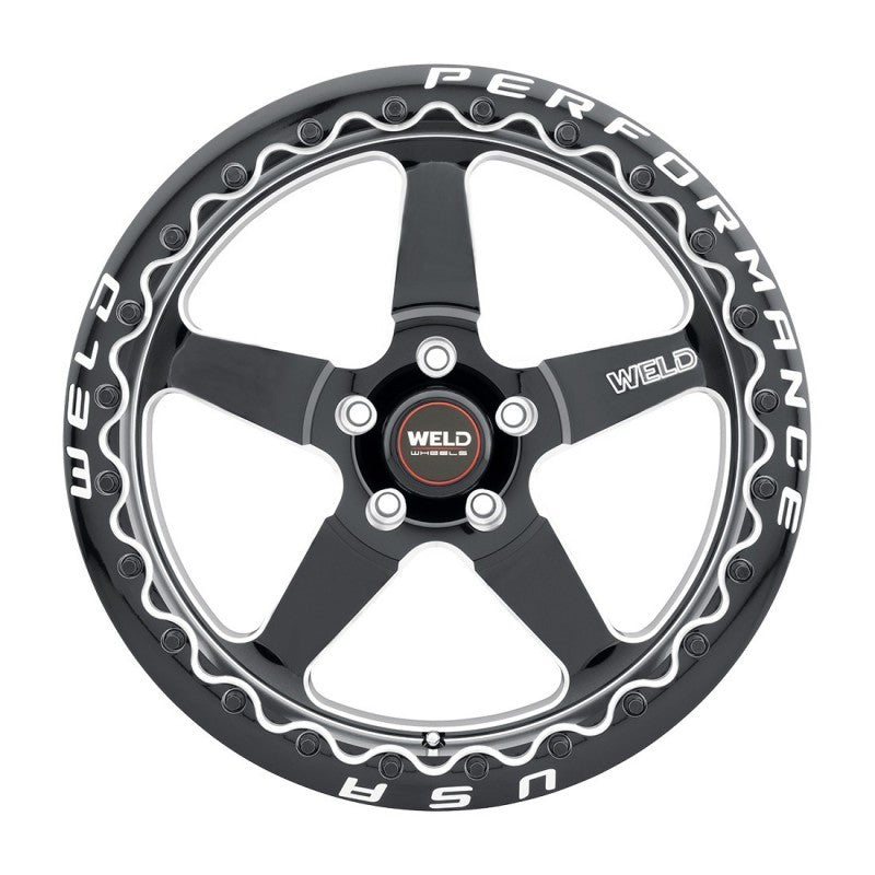 Load image into Gallery viewer, Weld S904 18x10.5 Ventura Beadlock 5x120.65 ET65 BS8.30 Gloss BLK MIL DIA 78.1
