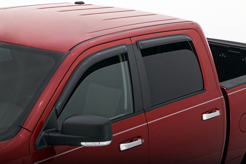 Load image into Gallery viewer, AVS 09-18 Dodge RAM 1500 Crew Cab Ventvisor Outside Mount Window Deflectors 4pc - Smoke

