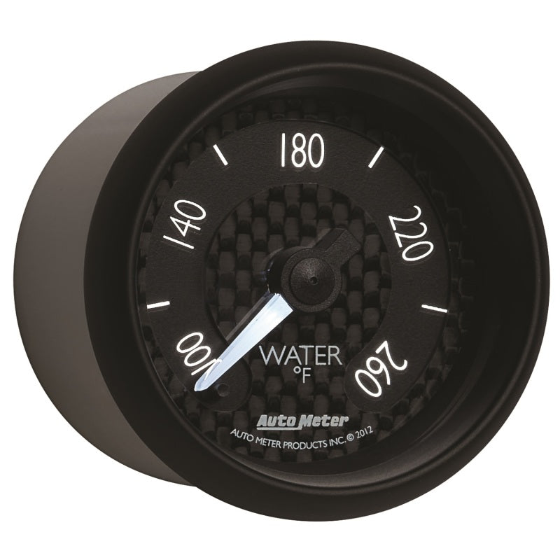 Load image into Gallery viewer, Autometer GT Series 52mm Full Sweep Electronic 100-260 Deg F Water Temperature Gauge
