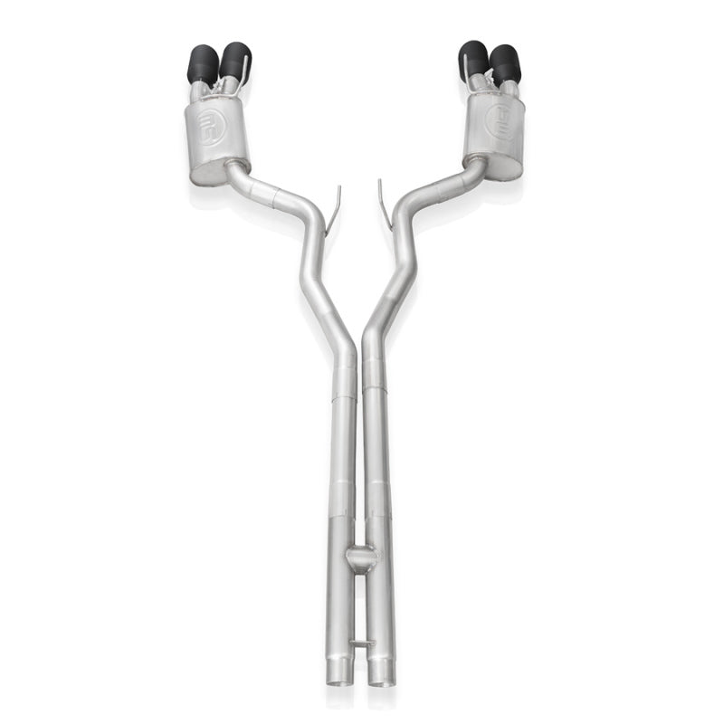 Load image into Gallery viewer, Stainless Works 2020 Ford GT500 Redline Catback H-Pipe Exhaust Factory Connect - Black Tips
