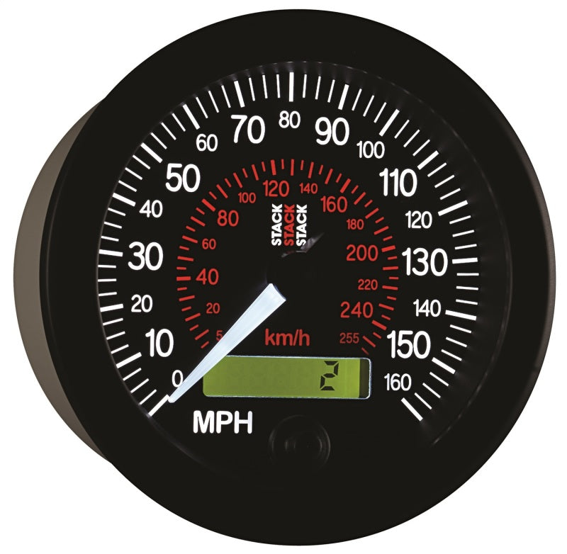 Load image into Gallery viewer, Autometer Stack Instruments 88MM 0-160 MPH / 260 KM/H Programmable Speedometer - Black
