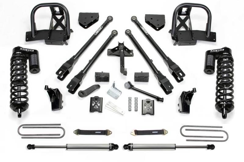 Load image into Gallery viewer, Fabtech 05-07 Ford F250 4WD w/Factory Overload 6in 4Link Sys w/Dlss 4.0 C/O &amp; Rr Dlss
