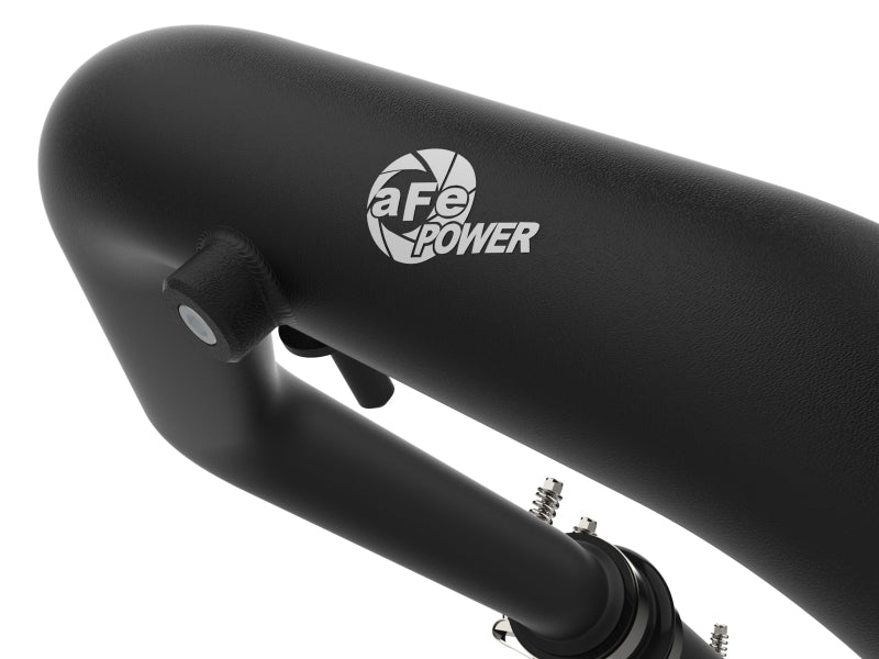 Load image into Gallery viewer, aFe Bladerunner Intercooler Hot Charge Pipe Black 2-2.5in 2021+ Ford F-150 V6-2.7L (tt)
