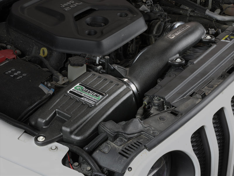 Load image into Gallery viewer, aFe Quantum Pro DRY S Cold Air Intake System 18-20 Jeep Wrangler JL L4-2.0L (t)
