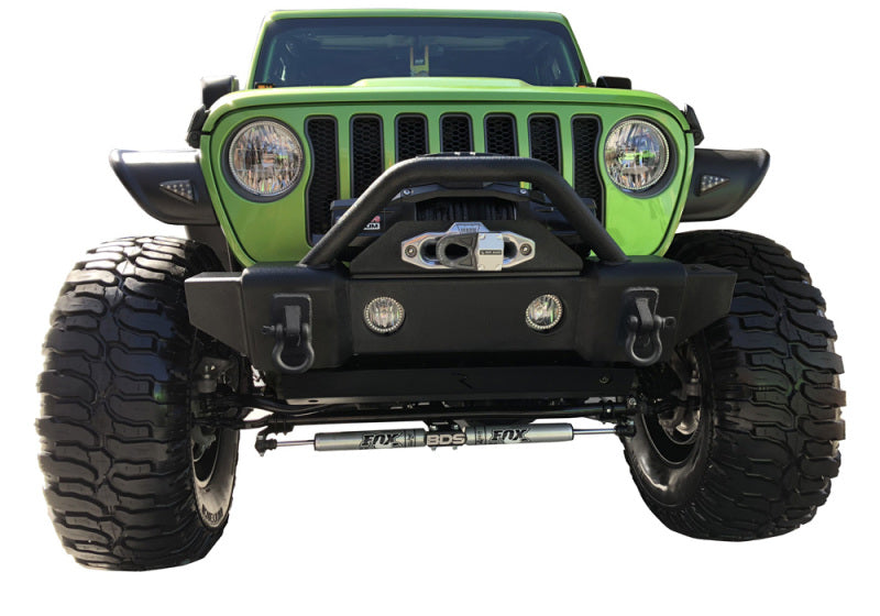 Load image into Gallery viewer, Rampage 2007-2018 Jeep Wrangler(JK) Recovery Bumper Stubby Front - Black
