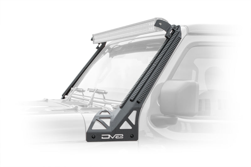 Load image into Gallery viewer, DV8 Offroad 2018+ JL/Gladiator Picatinny Rail A-Pillar Pod LED Light Mount
