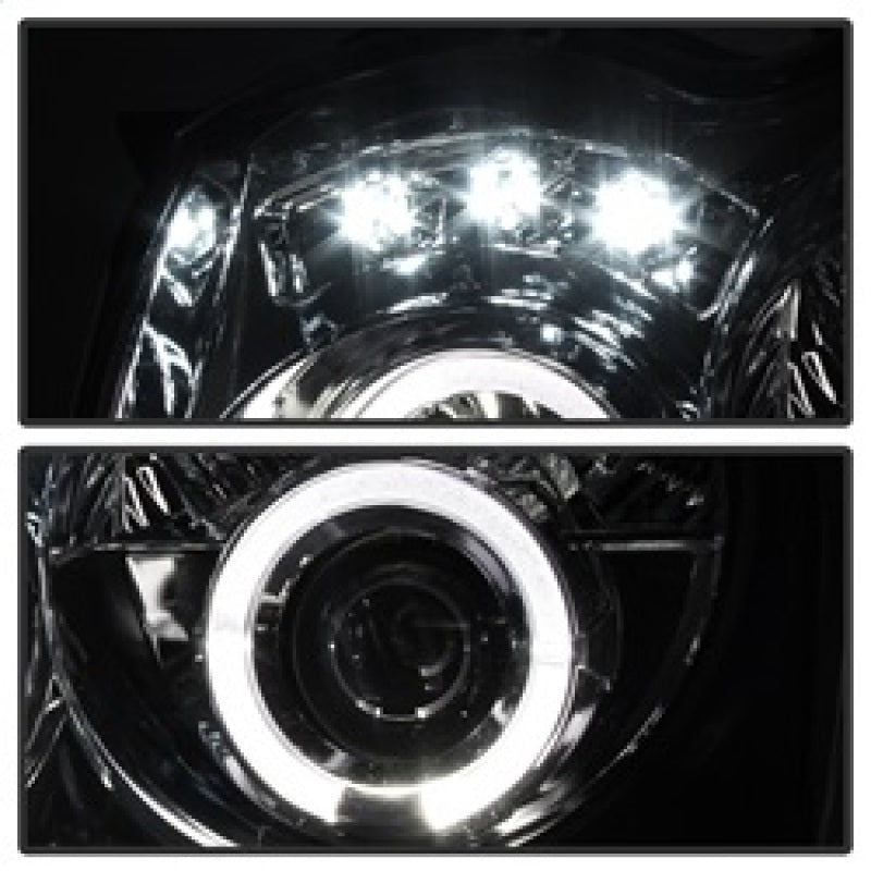 Load image into Gallery viewer, Spyder Jeep Grand Cherokee 05-07 Projector Headlights LED Halo LED Smke PRO-YD-JGC05-HL-SMC
