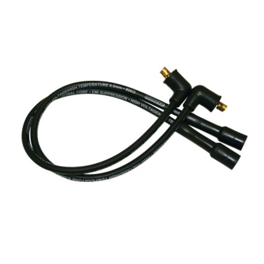 Moroso 97-98 Harley-Davidson FLT/FLHT/FLHR/FLTR Spiral Core Wire Set - Black