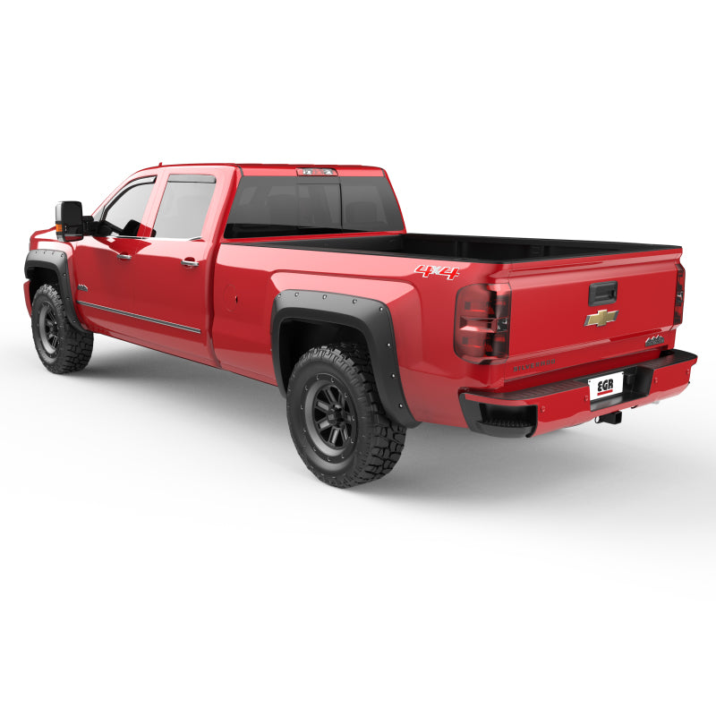 Load image into Gallery viewer, EGR 14+ Chev Silverado 6-8ft Bed Bolt-On Look Fender Flares - Set
