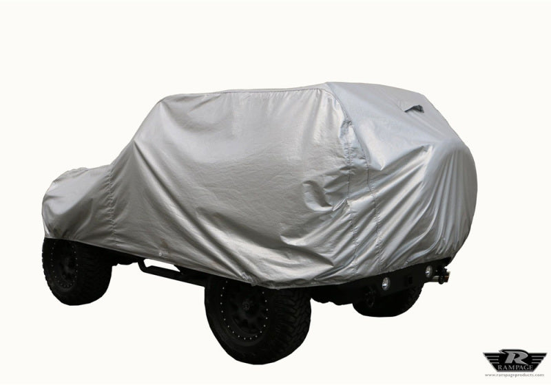 Load image into Gallery viewer, Rampage 2007-2018 Jeep Wrangler(JK) Car Cover Multiguard - Silver
