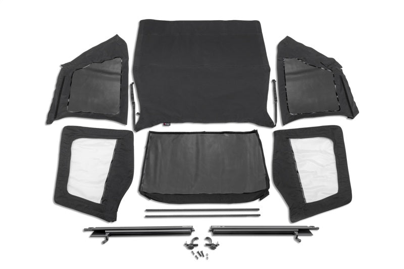 Load image into Gallery viewer, Rugged Ridge Frameless Black Diamond Soft Top 92-95 Jeep Wrangler YJ
