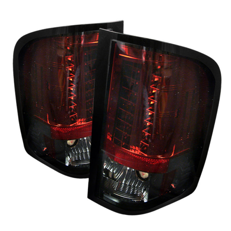 Load image into Gallery viewer, Spyder Chevy Silverado 07-13 LED Tail Lights Red Smoke ALT-YD-CS07-LED-RS
