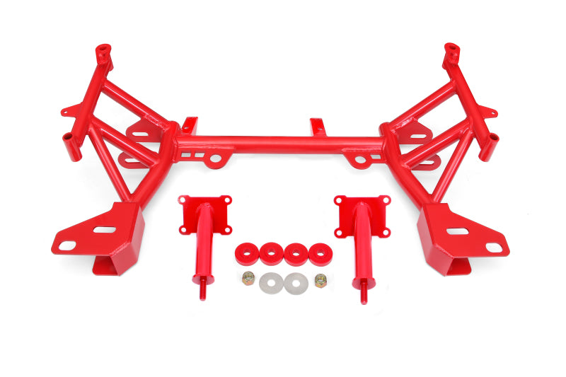 Load image into Gallery viewer, BMR 93-02 4th Gen F-Body K-member Low Mount Turbo LS1 Motor Mounts Pinto Mounts - Red
