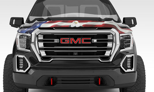 Stampede 2004-2012 Chevy Colorado Vigilante Premium Hood Protector - Flag