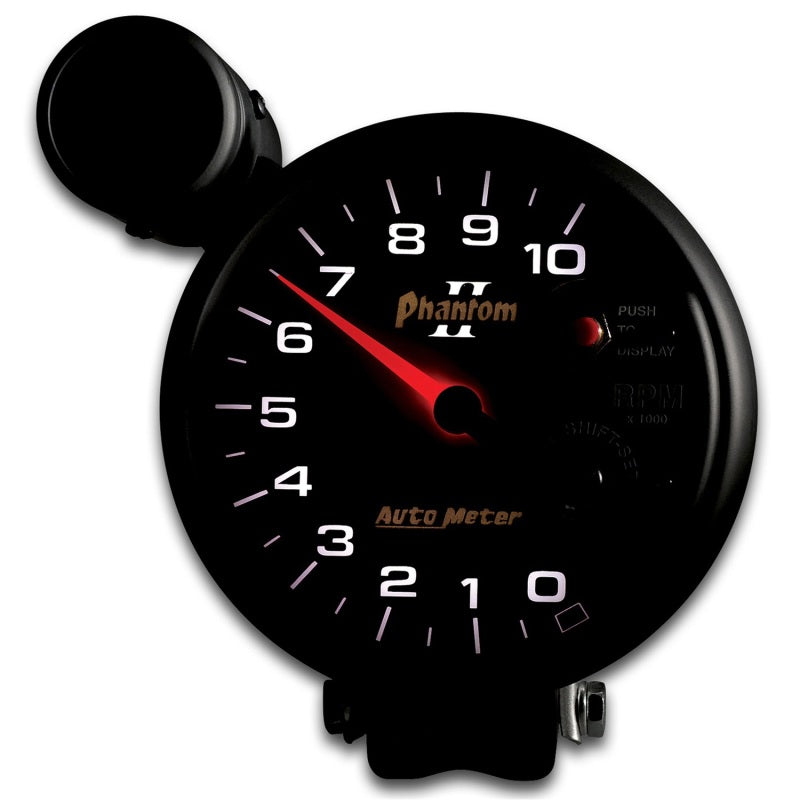 Load image into Gallery viewer, Autometer 5 inch Pedestal Mount 10000 RPM Shift-Lite Tachometer
