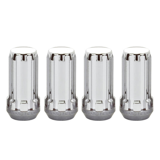 McGard SplineDrive Lug Nut (Cone Seat) M14X1.5 / 1.935in. Length (4-Pack) - Chrome (Req. Tool)