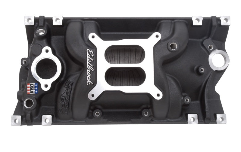 Load image into Gallery viewer, Edelbrock Manifold Performer Eps SB Chevy Vortec Black Finish
