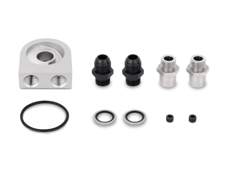 Load image into Gallery viewer, Mishimoto Universal 10 Row Oil Cooler Kit (Metal Braided Lines)
