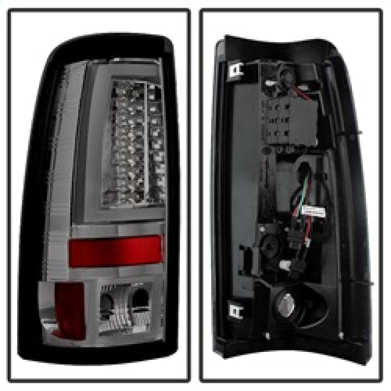 Load image into Gallery viewer, Spyder Chevy Silverado 1500/2500 99-02 Version 2 LED Tail Lights - Smoke ALT-YD-CS99V2-LED-SM
