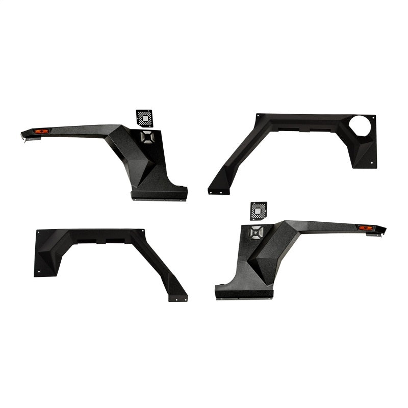 Load image into Gallery viewer, Rugged Ridge XHD Armor Fenders and Liner Kit 07-18 Jeep Wrangler JK 2-Door

