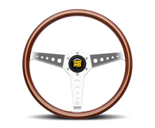 Momo California Wood Steering Wheel 360 mm - Mahogany Wood/Pol Spokes
