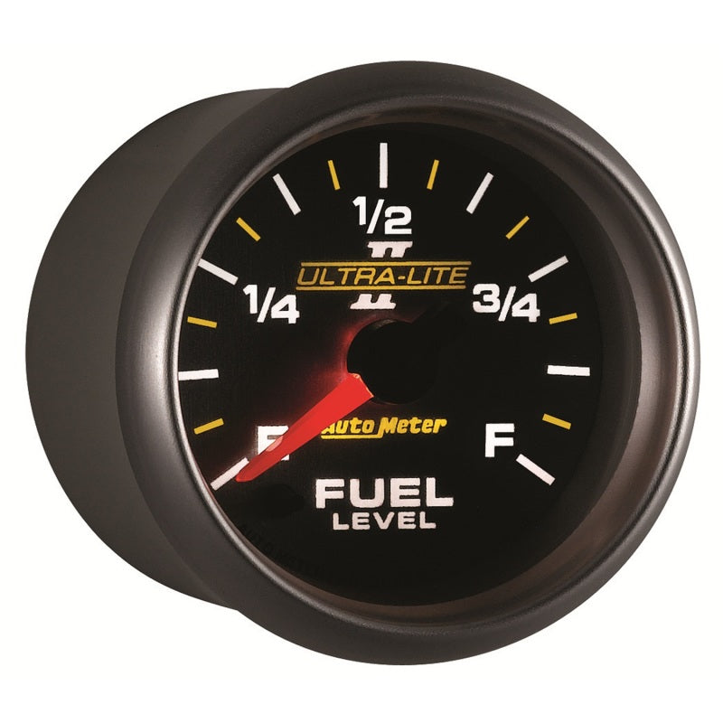 Load image into Gallery viewer, Autometer Ultra-Lite II 2-1/16in 0-280 Ohm Programmable Fuel Level Gauge

