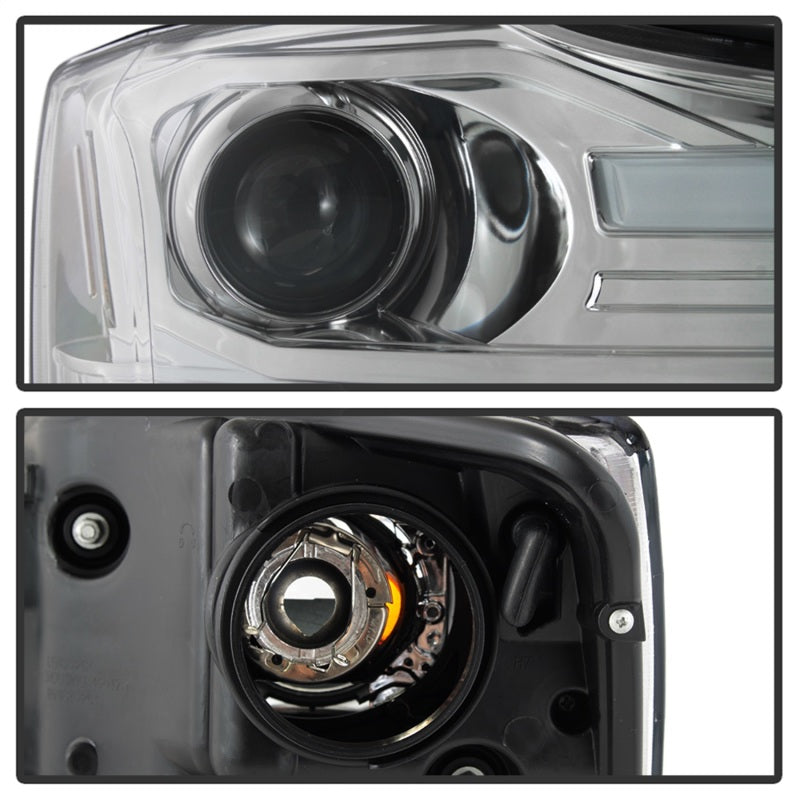 Load image into Gallery viewer, Spyder 04-15 Nissan Titan / 04-07 Nissan Armada V2 Projector Headlights - Chrome PRO-YD-NTI04-DRL-C
