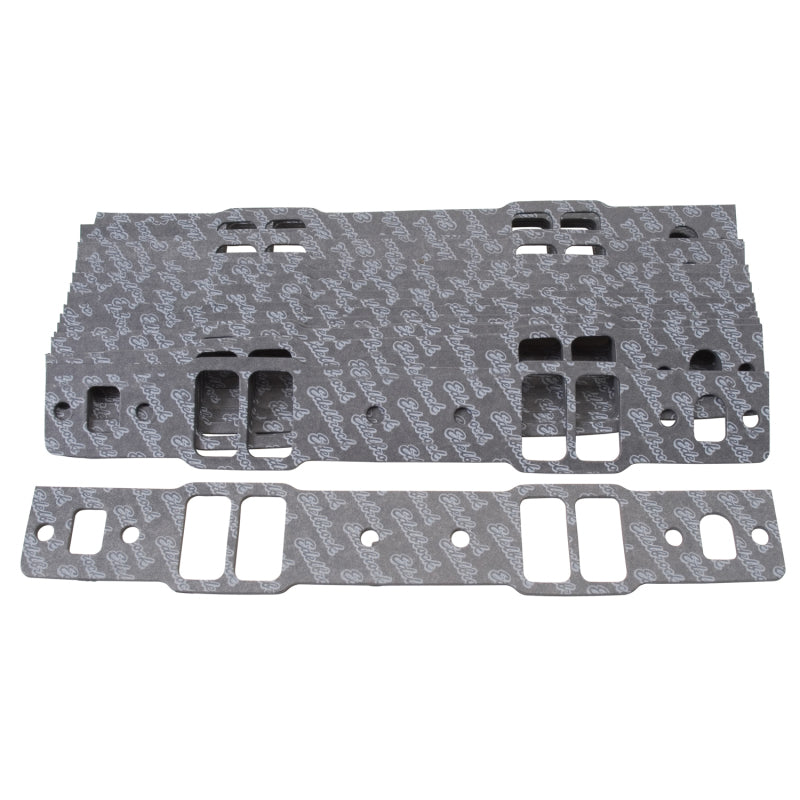 Load image into Gallery viewer, Edelbrock Gasket Kit Intake Manifold SBC 2814 for GM Cast Iron Bowtie Vortec Package of 10
