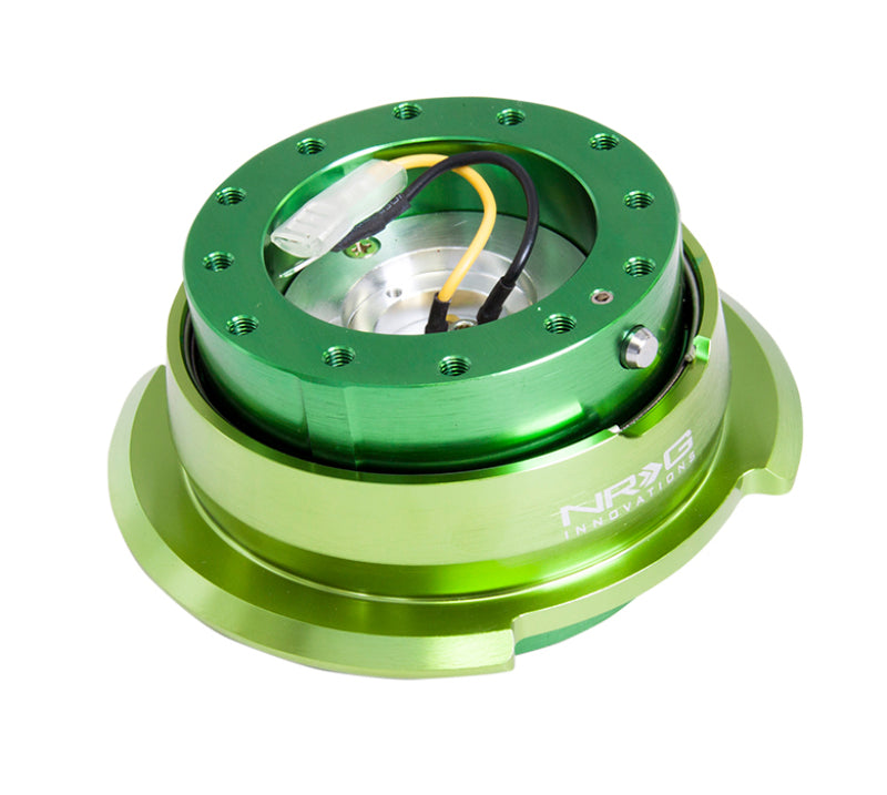 Load image into Gallery viewer, NRG Quick Release Kit Gen 2.8 - Green Body / Titanium Chrome Ring
