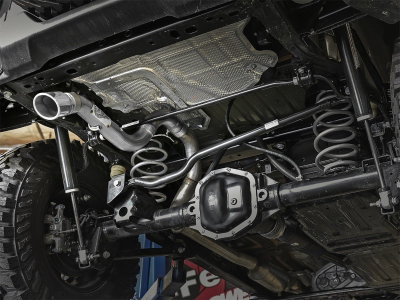 Load image into Gallery viewer, aFe MACH Force-Xp Axle-Back Exhaust System w/Polished Tip 18-20 Jeep Wrangler L4-2.0T / V6-3.6L
