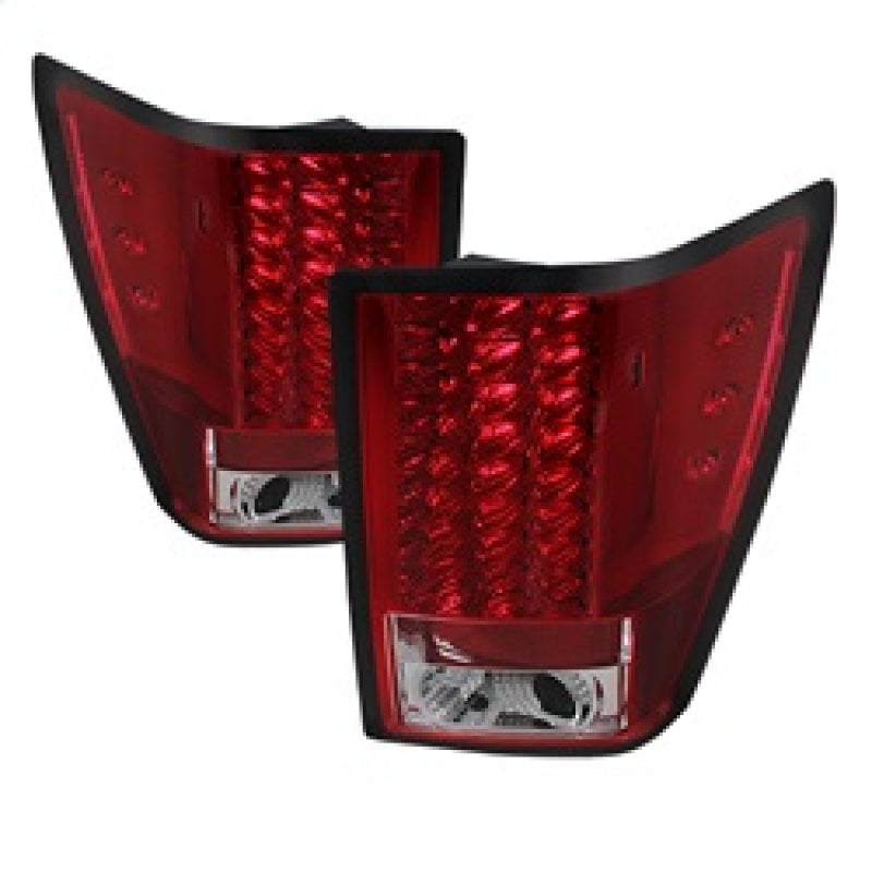 Load image into Gallery viewer, Spyder Jeep Grand Cherokee 07-10 LED Tail Lights Red Clear ALT-YD-JGC07-LED-RC
