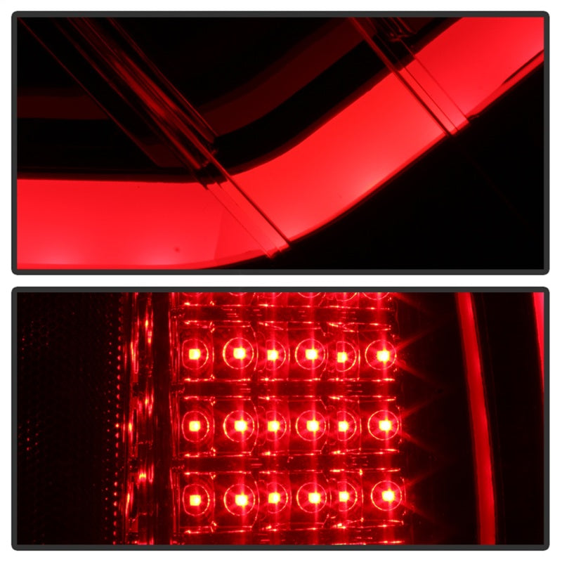 Load image into Gallery viewer, xTune 09-14 Ford F-150 Light Bar LED Tail Lights - Red Clear (ALT-JH-FF15009-LBLED-RC)
