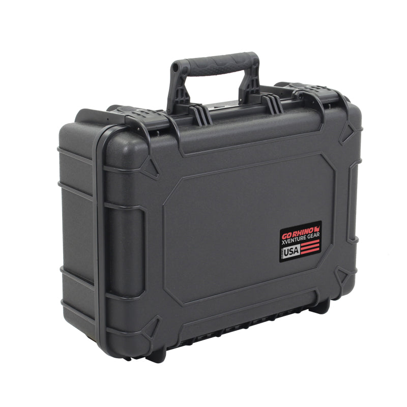 Load image into Gallery viewer, Go Rhino XVenture Gear Hard Case - Medium 18in. / Lockable / IP67 / Automatic Air Valve - Tex. Black
