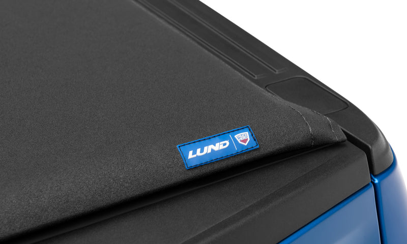 Load image into Gallery viewer, Lund 02-17 Dodge Ram 1500 (8ft. BedExcl. Beds w/Rambox) Genesis Elite Roll Up Tonneau Cover - Black
