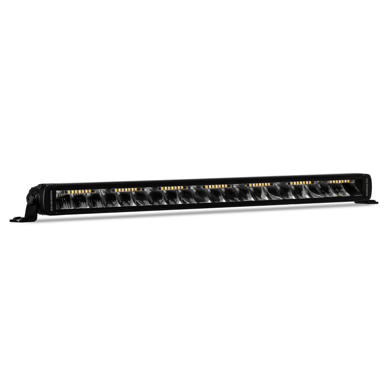 Load image into Gallery viewer, Go Rhino Xplor Blackout Combo Series Sgl Row LED Light Bar w/Amber (Side/Track Mount) 20.5in. - Blk
