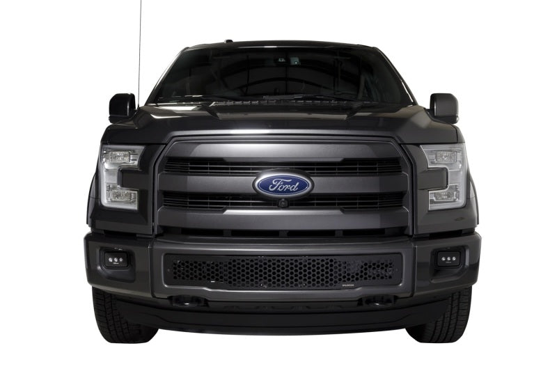 Load image into Gallery viewer, Putco 15-17 Ford F-150 - Stainless Steel Black Punch Design Bumper Grille Inserts
