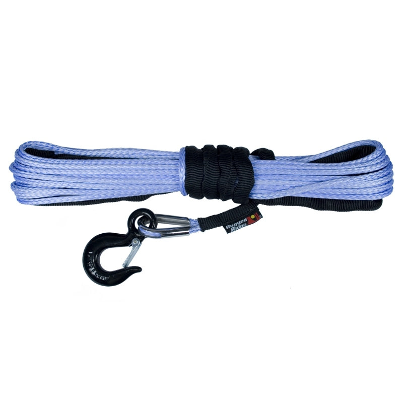 Load image into Gallery viewer, Rugged Ridge Synthetic Winch Line Blue 1/4in X 50 feet
