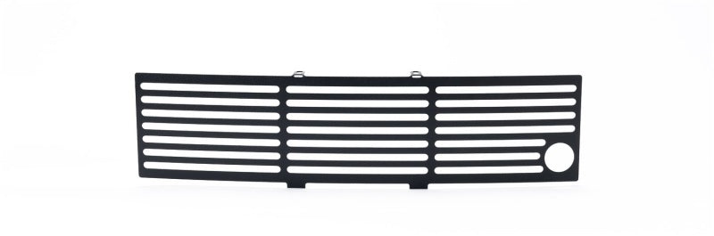 Load image into Gallery viewer, Putco 11-14 Ford F-150 - EcoBoost Bumper Grille Inserts - SS - Black Bar w/ Heater Plug Opening
