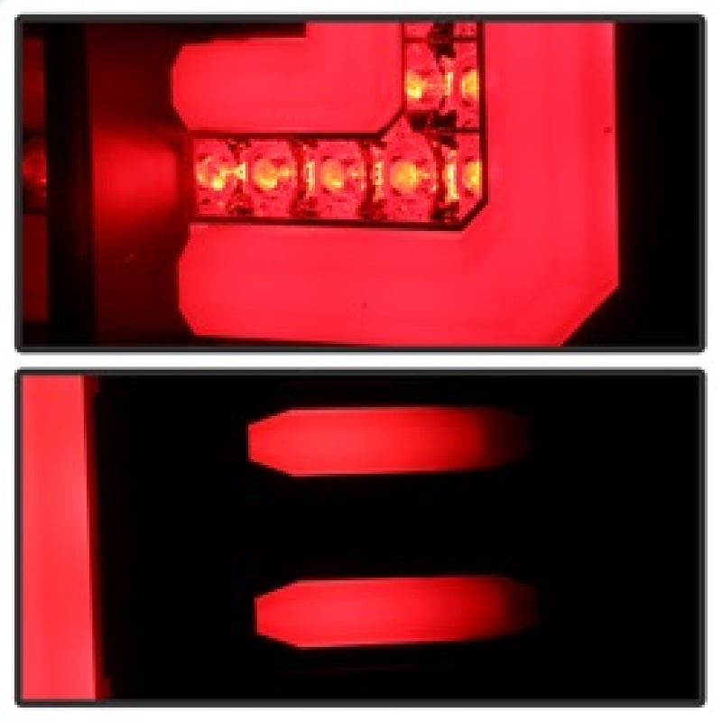 Load image into Gallery viewer, Spyder GMC Sierra 2016-2017 Light Bar LED Tail Lights - Black ALT-YD-GS16-LED-BK

