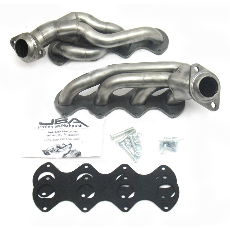 Load image into Gallery viewer, JBA 04-10 Ford F-Series 5.4L 3V 1-5/8in Primary Raw 409SS Cat4Ward Header

